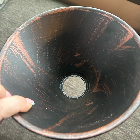 3 oiled bronze light fixtures - Picture 3 of 5